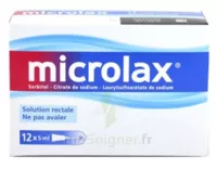 Microlax Sorbitol Citrate Et Laurilsulfoacetate De Sodium S Rect En Récipient Unidose 12récip-unidoses-can/5ml à Ris-Orangis