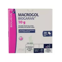 Macrogol Biogaran 10 G, Poudre Pour Solution Buvable En Sachet-dose à Ris-Orangis